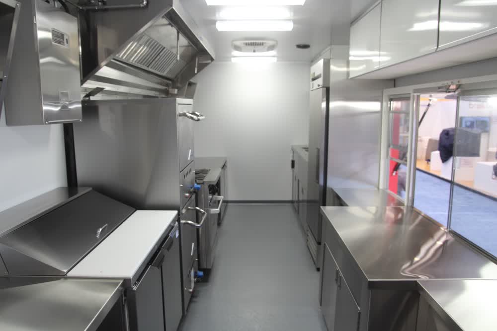kitchen interior custom food truck builders